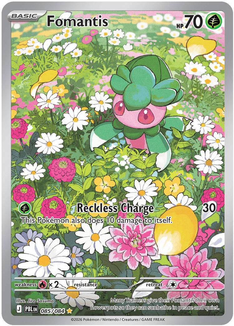 Immagine di Fomantis #85 Pokemon Pitch Black  1